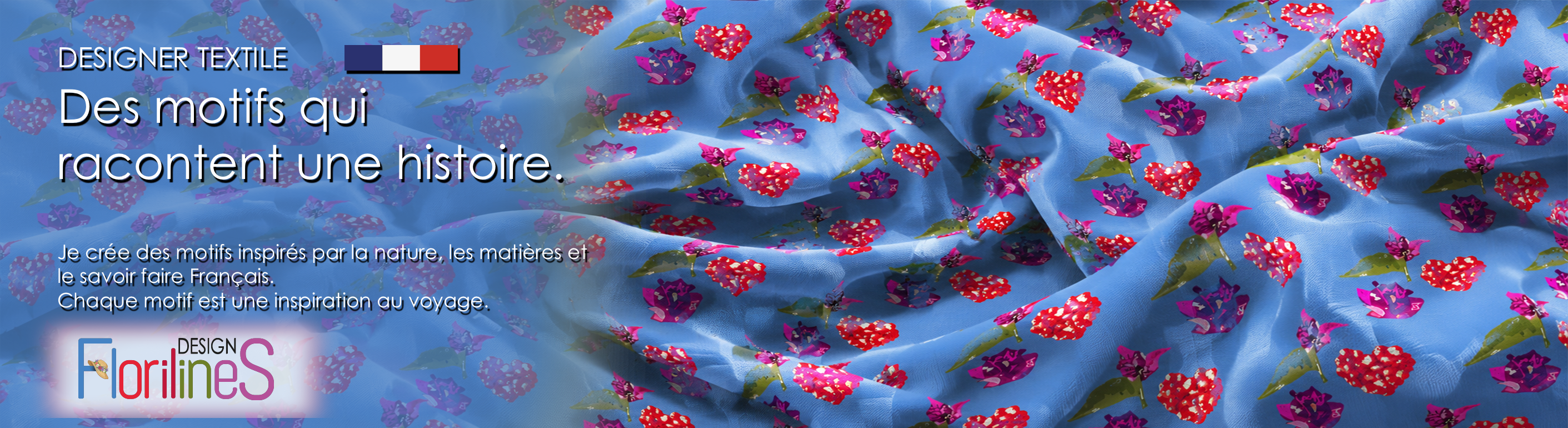 bandeau de fond en tissus